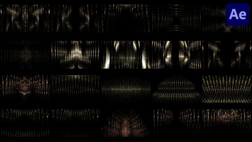 Elegant Golden Particles Abstract Backgrounds