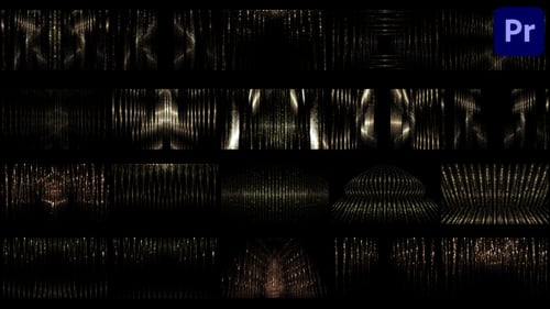 Golden Shimmering Particle Light Backgrounds