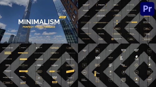 Clean Minimal Corporate Titles & Lower Thirds Package