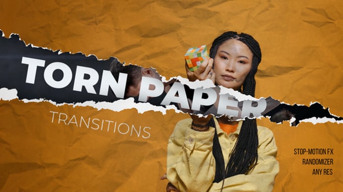 Animated Paper Unfolding Effect for Photos and Video Reveals, Broadcast ...