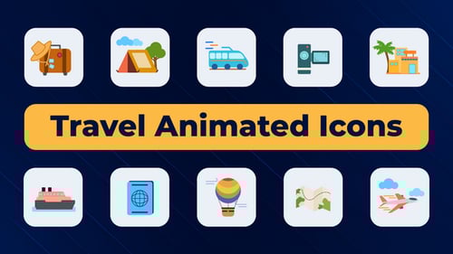Travel Animated Icons