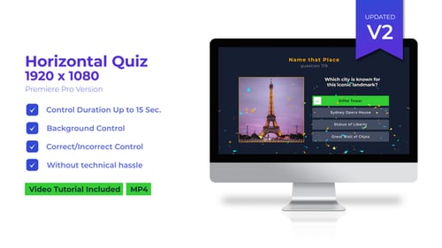 Horizontal Quiz | Premiere Pro