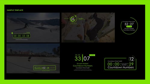 Modern Digital Countdown Timer Toolkit