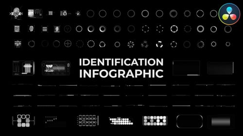 Identification HUD Infographic for DaVinci Resolve