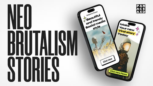 Dynamic Neo Brutalism Social Media Stories Template
