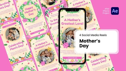 Minimal Mother's Day Social Media Story Template