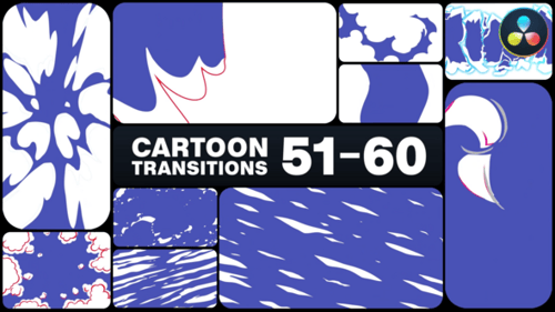 Cartoon Transitions for DaVinci Resolve