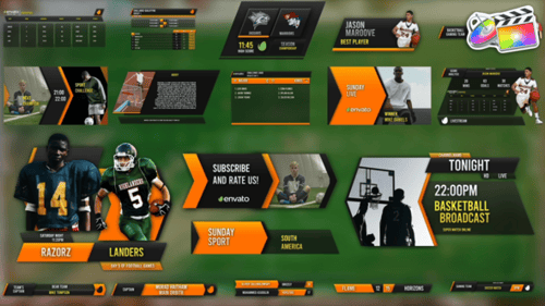 Sport Challenge Elements | FCPX