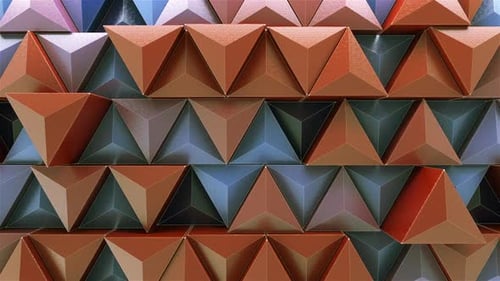 Color Traiangles Wave