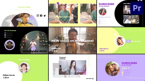 End Screen Slides for Premiere Pro