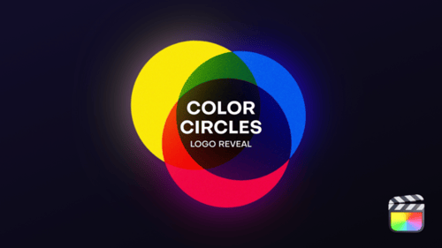 Fluid Color Circle Identity Reveal Animation