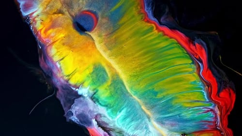 Mesmerizing Paint Background Liquid Art