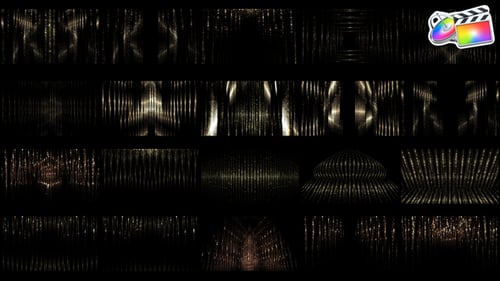 Shimmering Gold Particles Abstract Backgrounds Pack