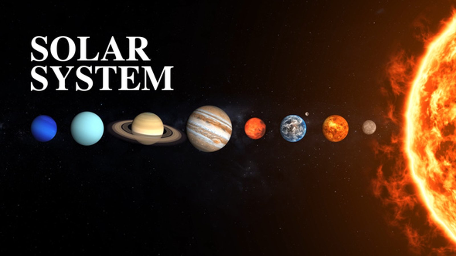 Cinematic 3D Planets Showcase for Space Exploration and Science ...