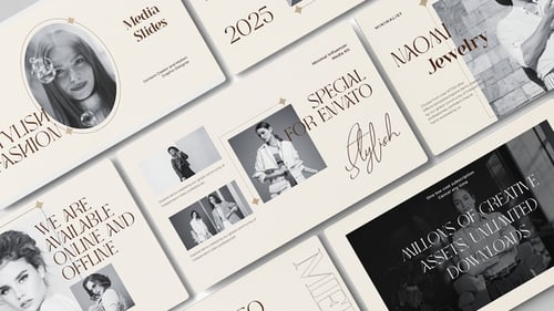 Minimalist Influencer Media Slides