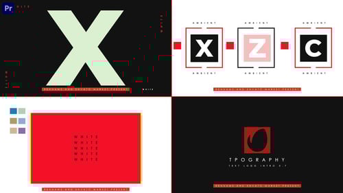 Dynamic Glitch Text and Logo Opener