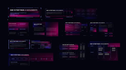 HUD 10 TEXT PACK