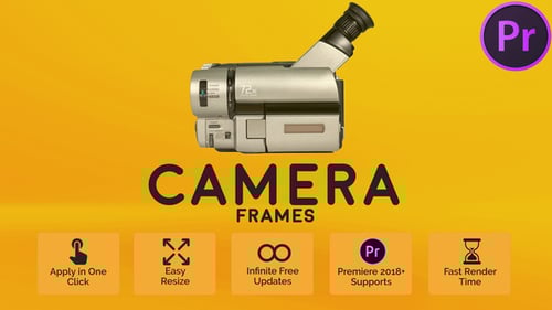 Camera Frames for Premiere Pro, Elements ft. cinematic frame & frame ...