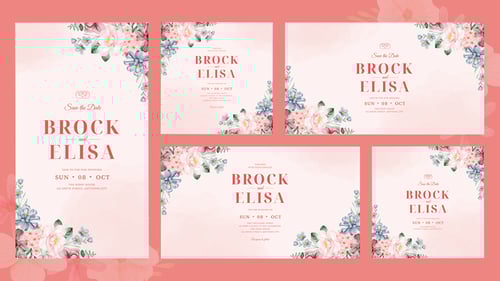 Convite de casamento ensolarado