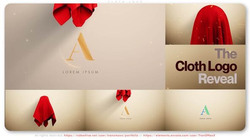 Real 3d Cloth Logo Reveal, Openers ft. cloth logo reveal & clean - Envato