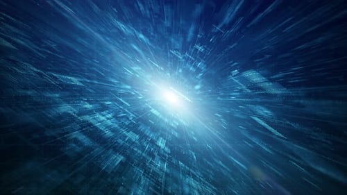 Digitale Matrix fließt 01091