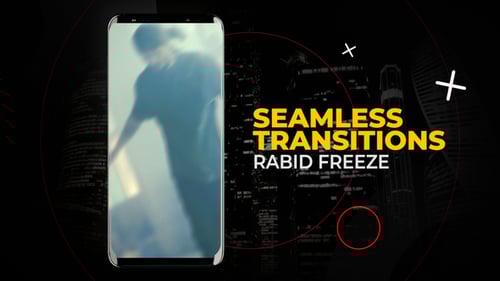 Dynamic Vertical Freeze Transitions for Mobile Video