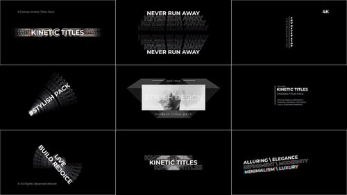 Kinetic Titles 2.0 | FCPX