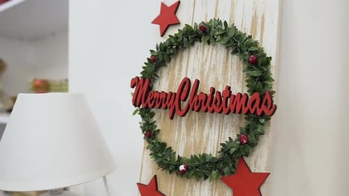 Festive Christmas Wreath Decoration