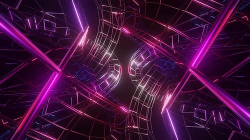 Blue Purple Seamless Psychedelic Hypnotic Background