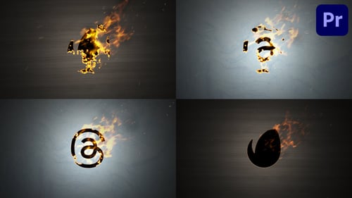 Burn Up Logo for Premiere Pro