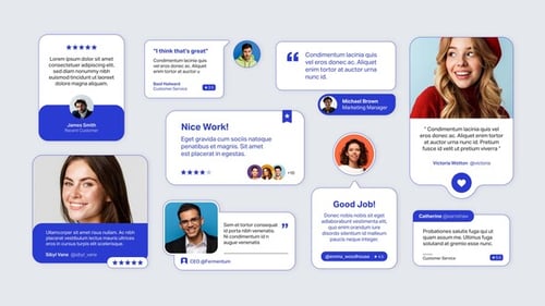 Testimonials & Quotes Video Template