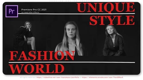 Modern Fashion Magazine Video Template