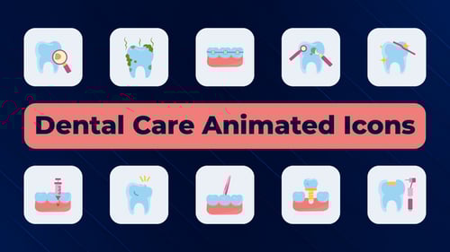 Dental Care Animated Icons
