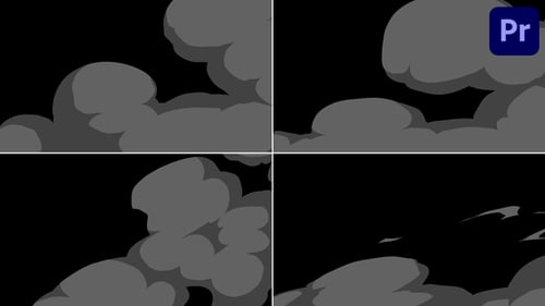 Fast Cartoon Smoke | Premiere Pro MOGRT