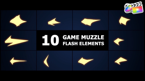 Animated Muzzle Flash and Action FX Elements Pack