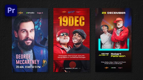 Instagram Reels Event Party Flyers. Part 4 | Premiere Pro