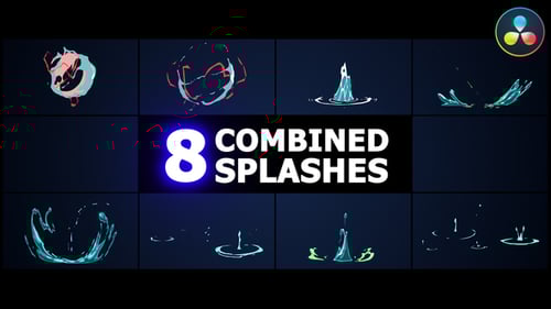 Combined Splashes for DaVinci Resolve