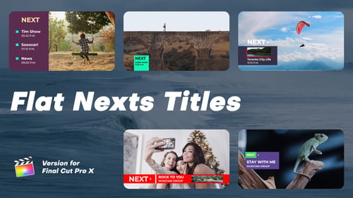 Flat Nexts Titles | Final Cut Pro X