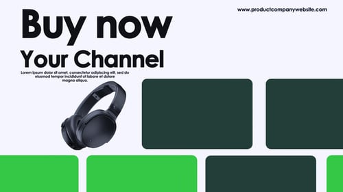 Clean Product Promo Video with Dynamic Flat Design Transitions