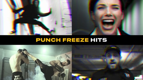 Dynamic Freeze Frame Glitch Effect for Action Videos