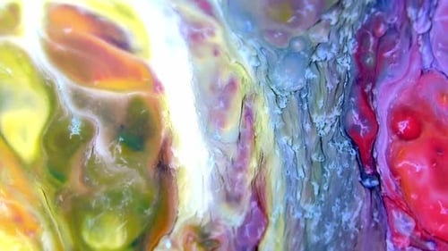 Color Explosion abstraktes Kunstgemälde 496