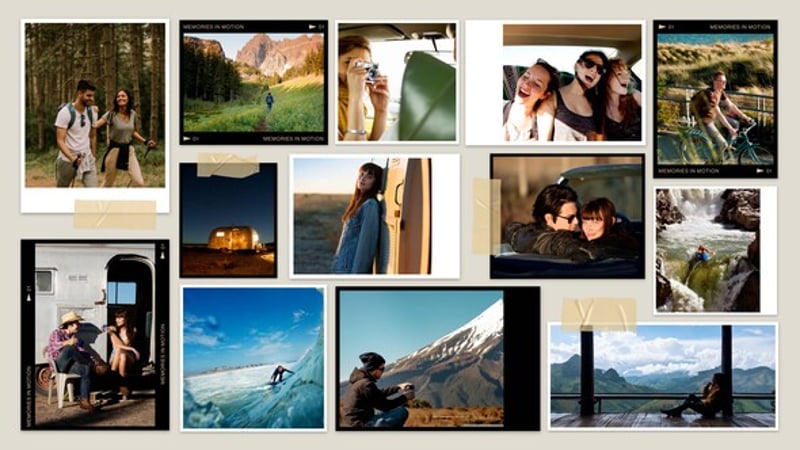 Wedding Photo Slideshow & Collage Template, Elements ft. picture ...