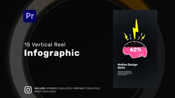 Infographic Posters for Premiere Pro, Infographics ft. typography ...