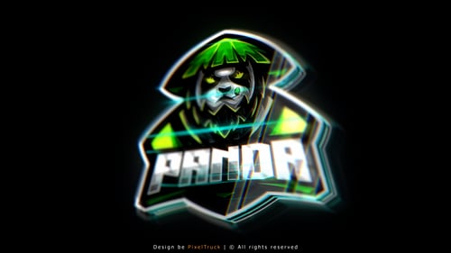 Dynamic Glitch Esports Logo Reveal