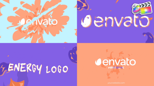 Dynamic Fluid Logo Reveal with Energetic Liquid Splash