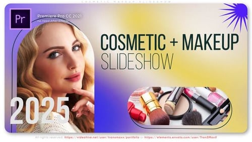 Modern Beauty and Skincare Product Slideshow with Dynamic Text