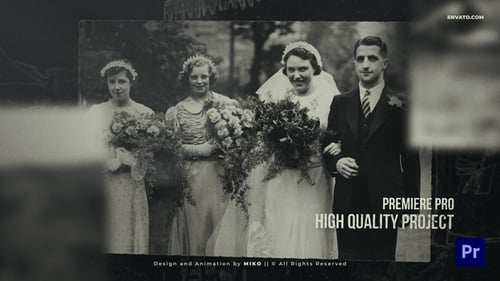 Vintage History Timeline Photo Album Slideshow