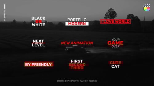 Dynamic Motion Text | FCPX