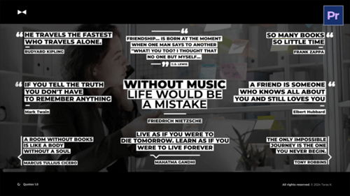 Quotes Text Animation 1.0 \ PP, Titles ft. bold & design - Envato