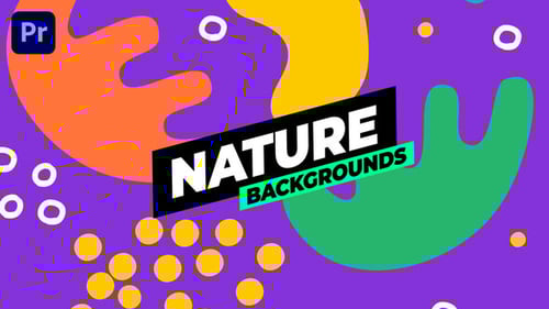 Vibrant Abstract Nature Motion Graphics Backgrounds